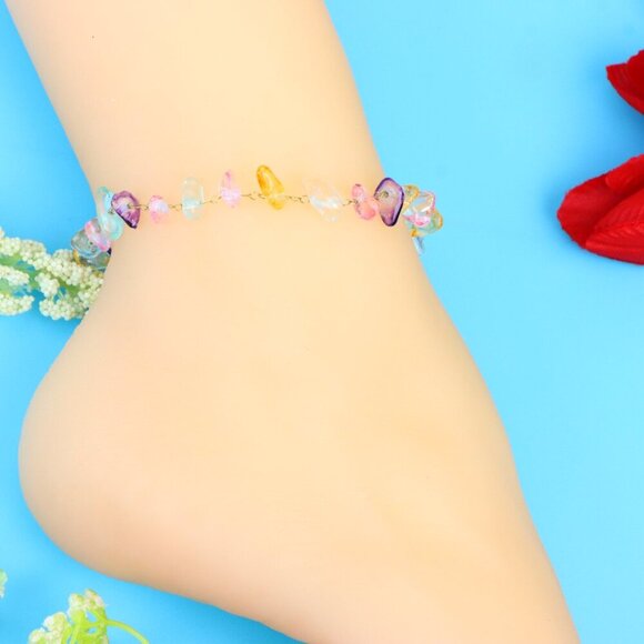 Elegant Handmade Anklet – Perfect for Women & Girls | Ideal Gift Option, DYC1307 - Picture 7 of 7
